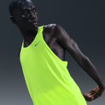 Maillot de running nike fast dri - fit pour homme - jaune Maillot de running nike fast dri - fit pour homme - jaune