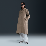 Manteau impermable ample en tissu serg nike sportswear collection pour femme - marron