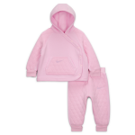 Nike ready, set! ensemble deux pices avec sweat  capuche et jogging pour bb (0 - 9 mois) - rose