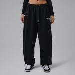 Pantalon baggy jordan flight fleece pour femme - noir