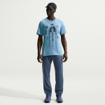 Pantalon de fitness � ourlet ouvert therma - fit nike therma pour homme - bleu