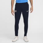 Pantalon de foot en maille nike dri - fit adv chelsea fc strike elite pour homme - bleu
