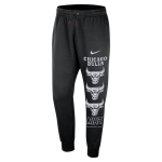 Pantalon de jogging en fleece nike nba club chicago bulls courtside pour homme - noir