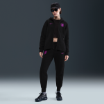 Pantalon de jogging taille mi - haute en fleece nike football angleterre tech pour femme - noir
