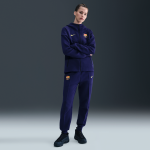Pantalon de jogging taille mi - haute en fleece nike football fc barcelona tech pour femme - pourpre