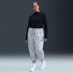 Pantalon de jogging taille mi - haute nike sportswear tech fleece pour femme - gris