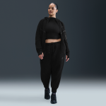 Pantalon de jogging taille mi - haute nike sportswear tech fleece pour femme - noir
