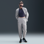 Pantalon de jogging tiss taille mi - haute nike football fc barcelona essential repel pour femme - gris ...