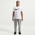 Pantalon en maille � ourlet ouvert nike club pour homme - gris