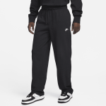Pantalon en maille � ourlet ouvert nike club pour homme - noir