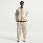 Pantalon � revers en fleece nike solo swoosh pour homme - blanc