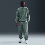 Pantalon à revers en fleece nike solo swoosh pour homme - gris Pantalon à revers en fleece nike solo swoosh pour homme - gris