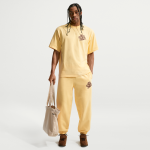 Pantalon � revers en fleece nike solo swoosh pour homme - jaune