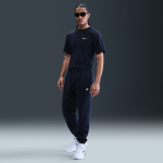 Pantalon à revers en tissu fleece brossé nike club pour homme - bleu Pantalon à revers en tissu fleece brossé nike club pour homme - bleu