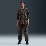 Pantalon de survtement oversize imprim  taille haute nike phoenix fleece pour femme - noir