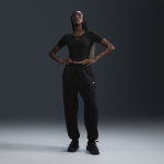 Pantalon de survêtement oversize à taille haute nike sportswear phoenix fleece pour femme - noir Pantalon de survêtement oversize à taille haute nike sportswear phoenix fleece pour femme - noir