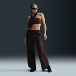 Pantalon de survtement en serg taille mi - haute nike sportswear collection pour femme - marron