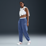 Pantalon de survtement taille haute nike sportswear phoenix fleece pour femme - bleu