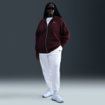 Pantalon de survêtement taille haute oversize nike phoenix fleece pour femme - blanc Pantalon de survêtement taille haute oversize nike phoenix fleece pour femme - blanc