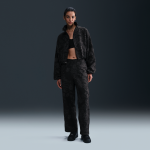 Pantalon de survêtement taille mi - haute en jacquard nike sportswear collection pour femme - noir Pantalon de survêtement taille mi - haute en jacquard nike sportswear collection pour femme - noir