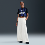 Pantalon de survêtement taille mi - haute à jambes larges nike sportswear pour femme - blanc Pantalon de survêtement taille mi - haute à jambes larges nike sportswear pour femme - blanc