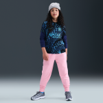 Pantalon taille haute ajusté nike sportswear club fleece pour ado (fille) - rose Pantalon taille haute ajusté nike sportswear club fleece pour ado (fille) - rose
