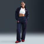 Pantalon taille haute en tissu tiss  ourlet ouvert nike football paris saint - germain windrunner pour ...