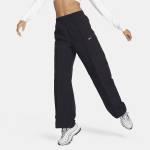 Pantalon taille mi - haute à ourlet ouvert nike sportswear everything wovens pour femme - noir Pantalon taille mi - haute à ourlet ouvert nike sportswear everything wovens pour femme - noir