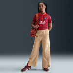 Pantalon tissé à jambes larges nike sportswear pour ado (fille) - marron Pantalon tissé à jambes larges nike sportswear pour ado (fille) - marron