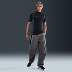 Pantalon tiss� oversize � motif color block dri - fit nike tech pour homme - gris