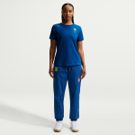 Pantalon tiss taille mi - haute nike football fc barcelona essential pour femme - bleu