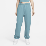 Pantalon en tissu fleece nike solo swoosh pour femme - bleu