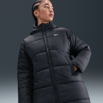 Parka  capuche ample therma - fit nike sportswear classic pour femme - noir