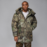 Parka en duvet therma - fit jordan flight pour homme - vert