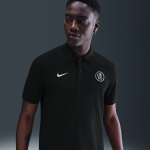 Polo de foot nike dri - fit chelsea fc the nike polo 3e tenue pour homme - noir Polo de foot nike dri - fit chelsea fc the nike polo 3e tenue pour homme - noir