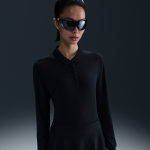 Polo � manches longues dri - fit nike victory pour femme - noir