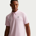 Polo de tennis dri - fit nikecourt advantage pour homme - rose