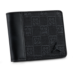 Portefeuille à deux volets à monogramme jordan pour homme - noir Portefeuille à deux volets à monogramme jordan pour homme - noir