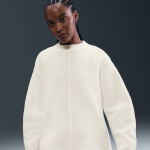 Pull à col ras - du - cou nike pour femme - marron Pull à col ras - du - cou nike pour femme - marron