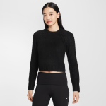 Pull slim � manches longues nike chill knit pour femme - noir