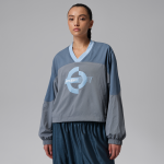 Pull tiss� � manches longues et motif jordan brooklyn pour femme - bleu