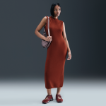 Robe en maille nike wool classics - rouge