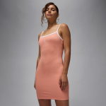 Robe sans manches ajuste jordan pour femme - orange