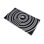Serviette de plage oversize nike - noir