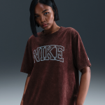 T - shirt ample nike classics pour femme - rouge