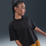 T - shirt boxy  manches courtes nike pour femme - noir