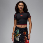 T - shirt court  manches courtes jordan rare air pour femme - noir