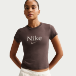 T - shirt court nike pour femme - marron