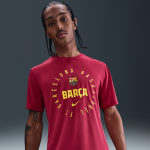 T - shirt d'entraînement à manches courtes fcb pour homme - rouge T - shirt d'entraînement à manches courtes fcb pour homme - rouge