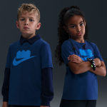 T - shirt  logo nike x lego ; collection pour enfant - bleu